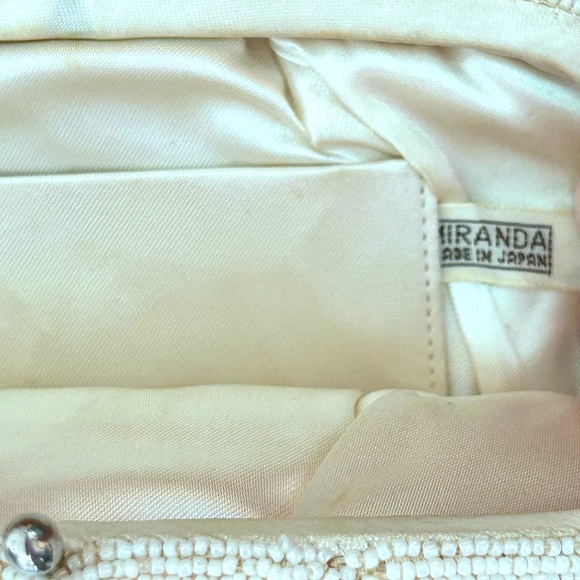 💥1940’s💥Miranda Made in Japan Beautiful Antique Beaded Closet Kept Kiss Clutch - Picture 7 of 12